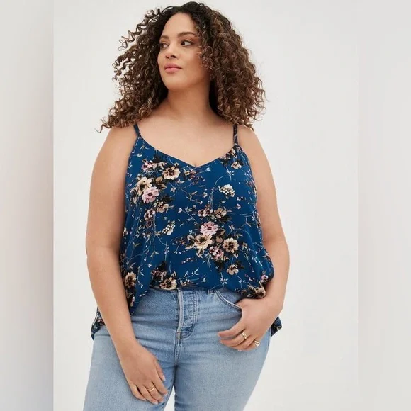 Torrid Sophie Crinkle Gauze Swing Cami - Picture 1 of 7